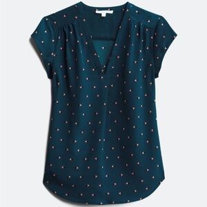 Fun2Fun Lillian V-Neck Blouse